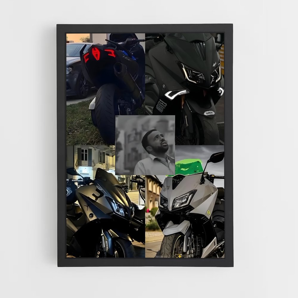 Poster Route des Champions – affiche Yamaha (vue 2)